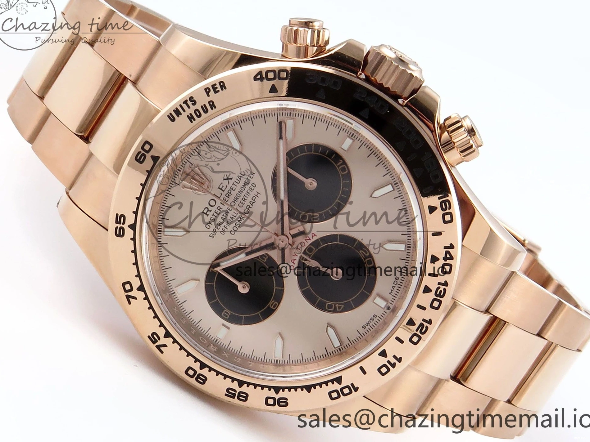 MiroTime 0507 Daytona 126505 APSF 1:1 Best Edition RG Black Dial on RG Braclet SH Sporty 730